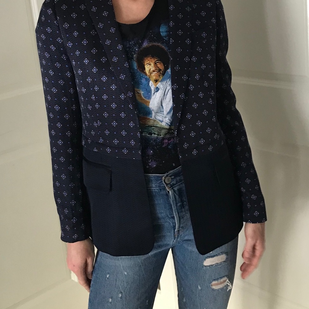 CLUB MONACO Silk and wool blazer, size 6